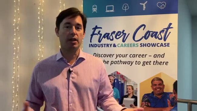 Mayor George Seymour talks about 2023 Fraser Coast Industry & Careers Showcase