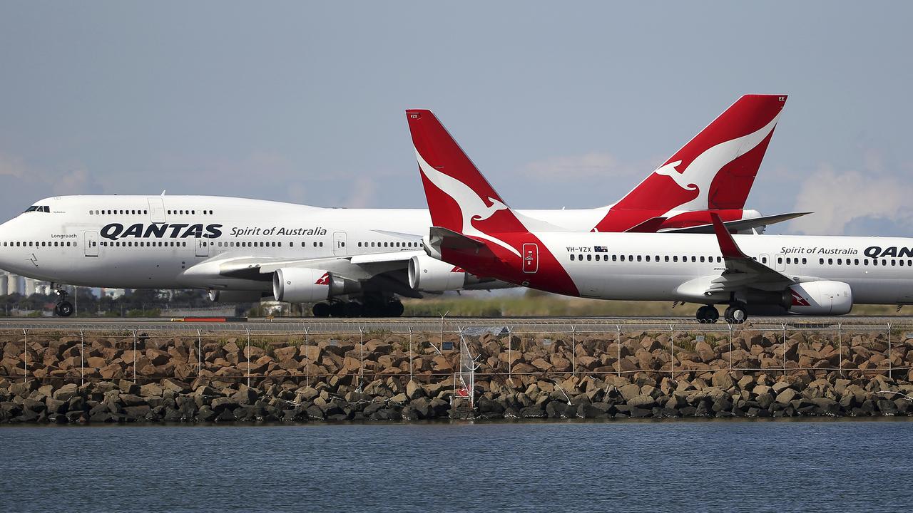 SafeWork NSW issued an improvement notice to Qantas after an inspector observed ‘inadequate’ plane cleaning practices. Picture: Rick Rycroft/AP