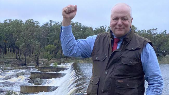 Storm King Dam at Stanthorpe has spilled over with 140mm received in the catchment in a 24 hour period. Southern Downs Mayor Vic Pennisi (pictured) said that the Stanthorpe dam had lived up to the legacy of its name.