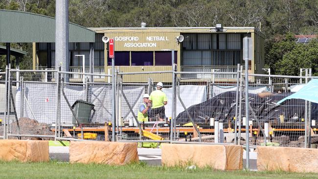 Work will continue on the new amenities building/clubhouse at Adcock Park. Picture: Sue Graham