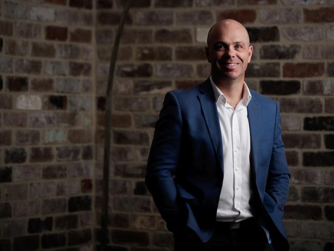 Portrait of Simon Bush, GM, Policy and Advocacy, Australian Information Industry Association (AIIA), at his home in Canberra on Friday 12 June 2020. fedpol Photo: Alex Ellinghausen