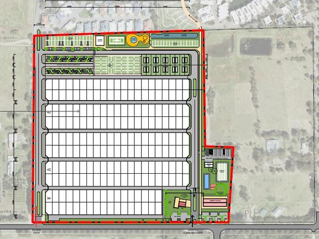 A 181-home residential estate plus caravan, cabin and tourism accommodation park has been proposed for Normanville. Picture: URPS