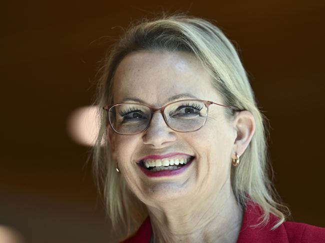 CANBERRA, AUSTRALIA - NewsWire Photos - November 6, 2024: Deputy Leader of the Opposition Sussan Ley joined representatives from The Salvation Army and Kmart for the launch of the 37th Annual Kmart Wishing Tree Appeal in the members hall at Parliament House in Canberra. Picture: NewsWire / Martin Ollman