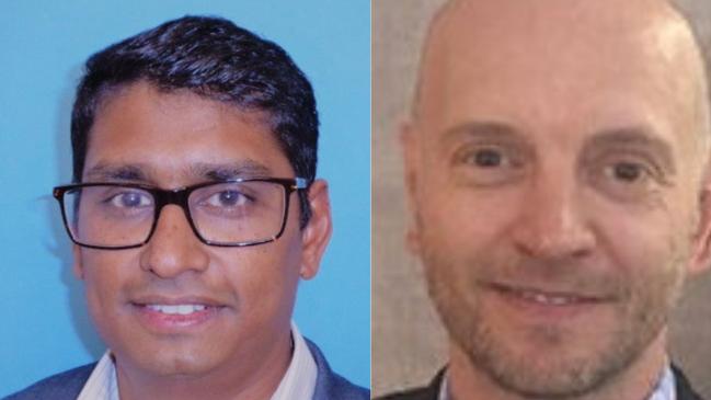 Karthi Santhanam and Simon Chipperfield are confirmed to have died in the crash. Picture: LinkedIn, Journal of Petroleum Technology