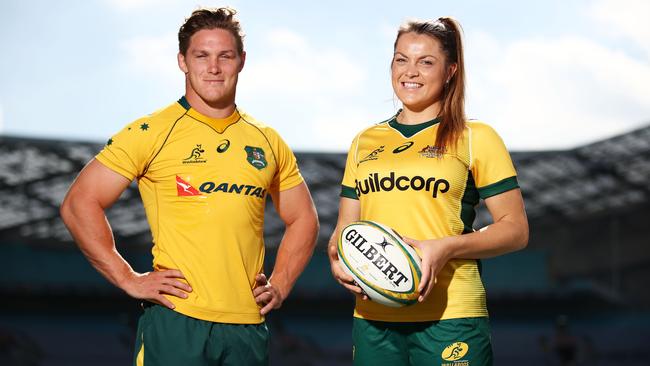 It’s the first time the Wallabies and Wallaroos feature on the same bill in Australia. Pic: Getty Images