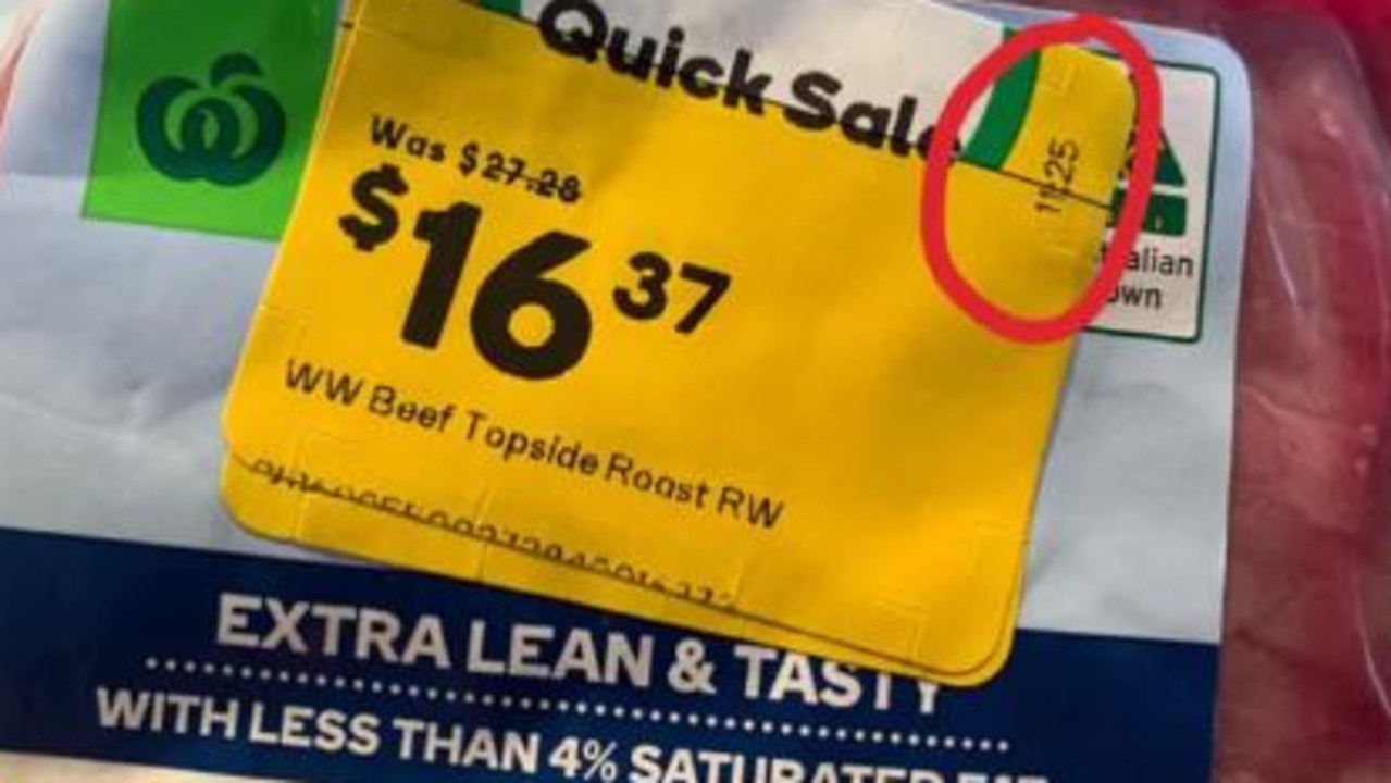 The customer claimed the number reveals when an item was marked down to clear. Picture: Facebook/SimpleSavers