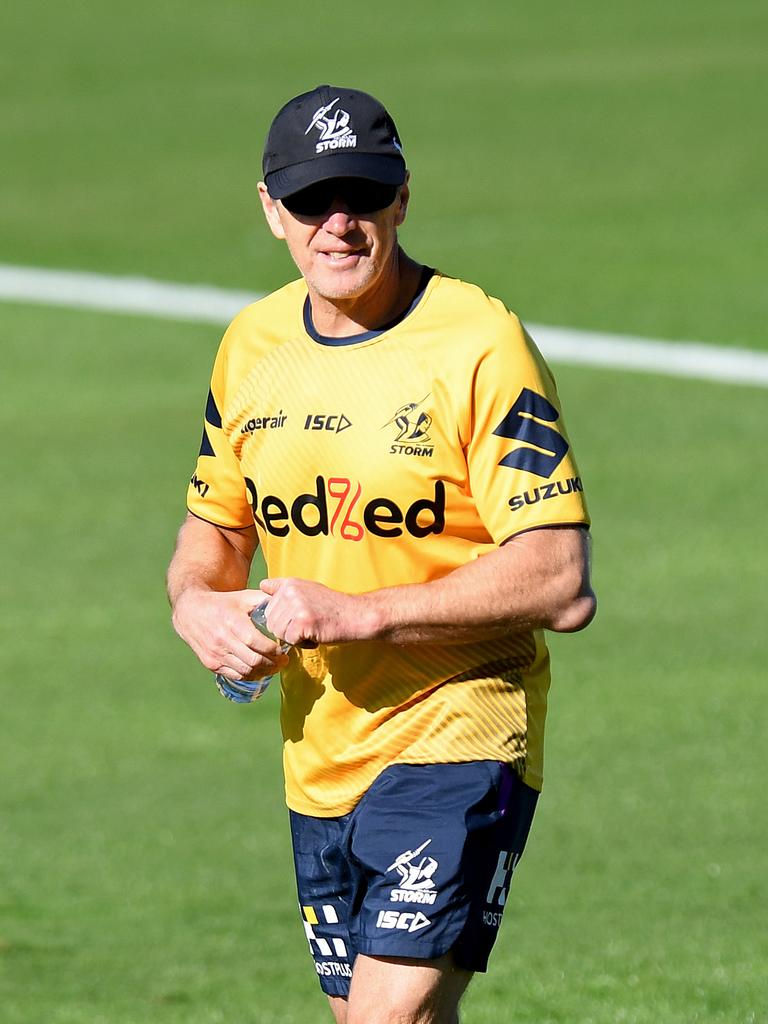 Craig Bellamy watches his charges training at Sunshine Coast Stadium last month. (Photo by Bradley Kanaris/Getty Images)