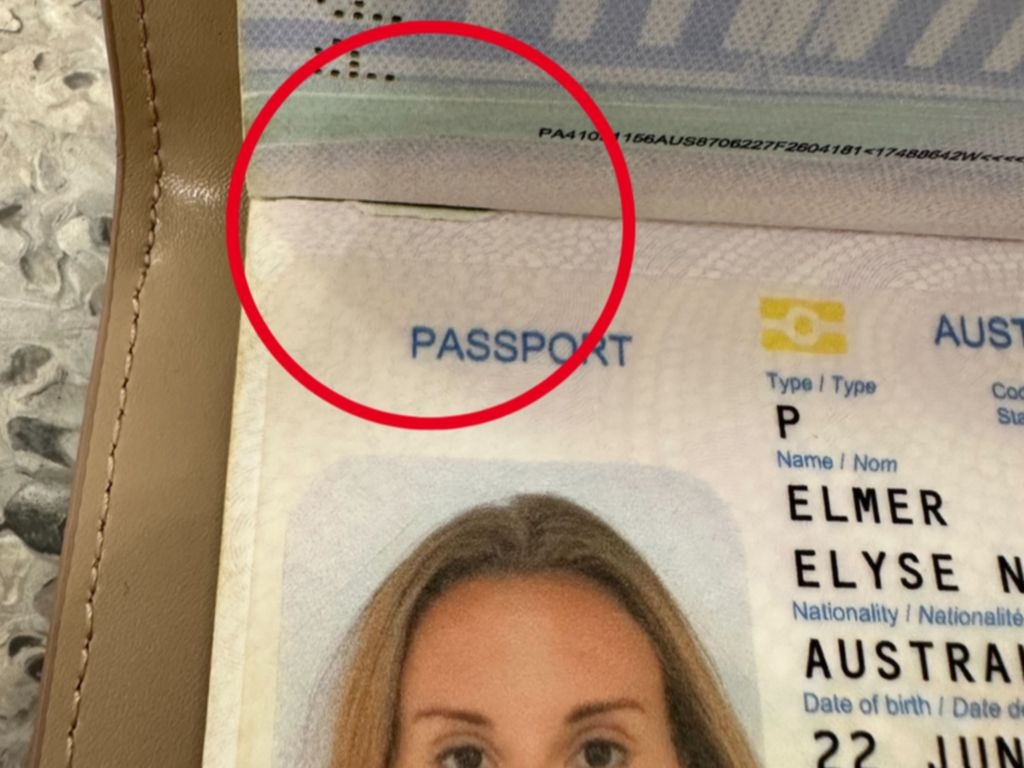 The small tear that stopped Aussie woman Elyse Elmer from flying earlier this year.