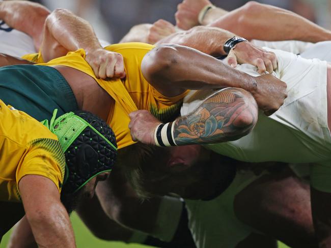 Australia won six scrum penalties against England.