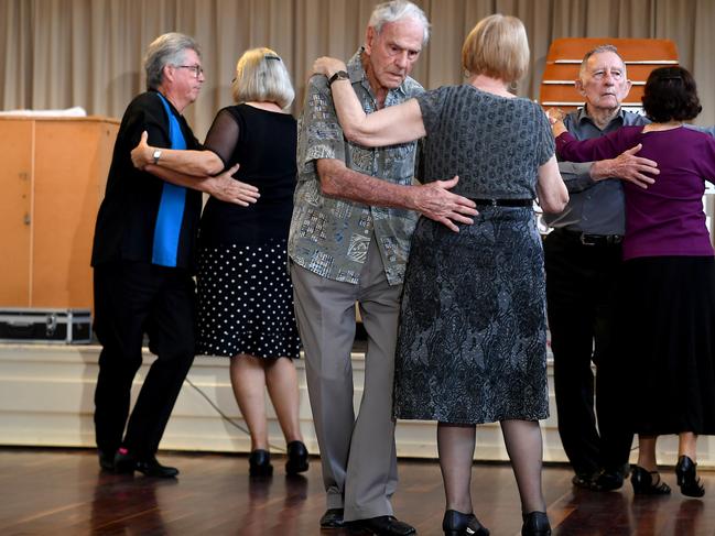 Catherine Summers is now Mr Crutch’s dance partner and they have been dear, lifelong friends. Picture: John Gass