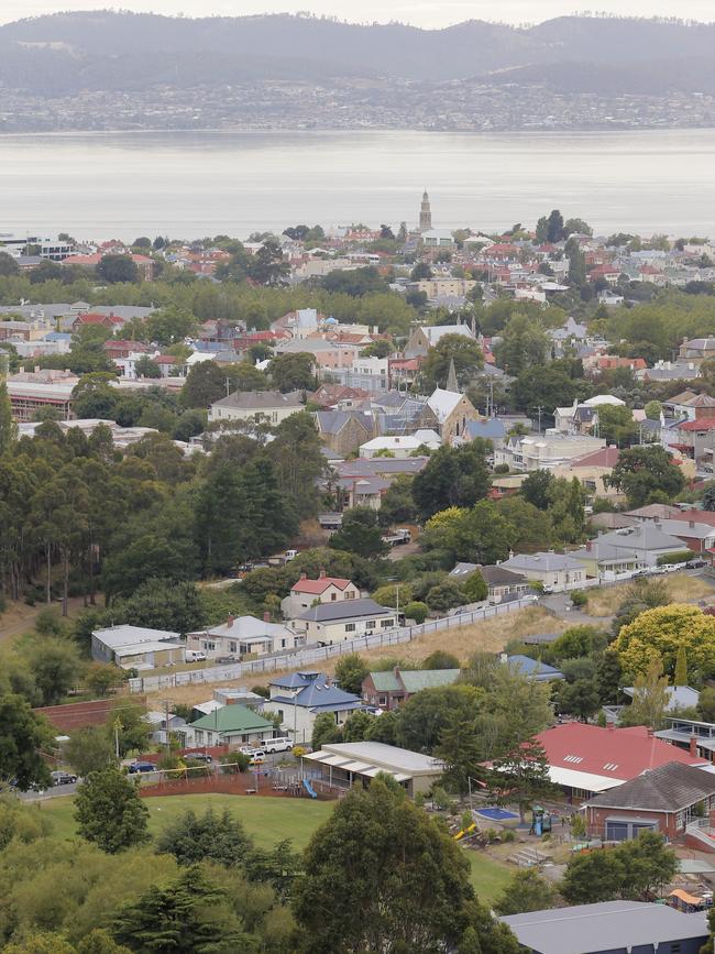 Paul County was inspired to write a book after meeting so many fascinating people during his walks around South Hobart. Picture: Matt Thompson