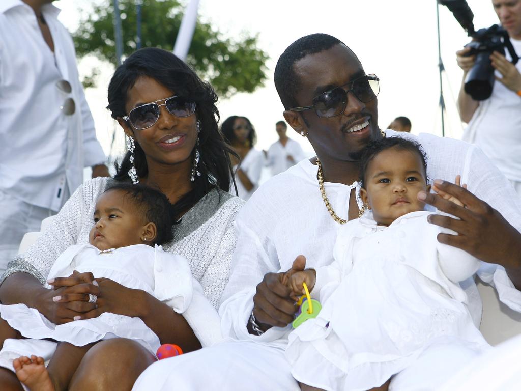 Sean ‘Diddy’ Combs and Kim Porter with their twin daughters D'Lila Star Combs and Jessie James Combs. Picture: Mat Szwajkos/CP/Getty Images for CP