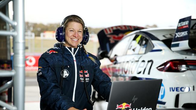 Romy Mayer is the data engineer at Holden Redbull Racing Team. Picture: Tim Hunter.