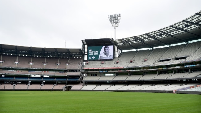 At least 50,000 fans will be able to attend the memorial service. Picture: NCA NewsWire / Andrew Henshaw