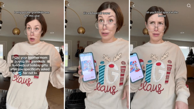 An accurate representation of my parents in the lead-up to Christmas. Source: TikTok