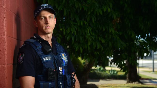 Acting Sergeant Robert Dusha said the alleged offender could not escape police cordons. Picture: Evan Morgan