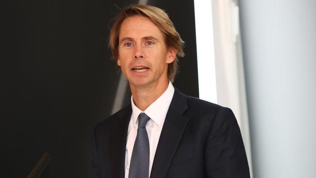 News Corp Australia’s chief technology officer Julian Delany on a recent visit to The Advertiser’s Waymouth St headquarters.