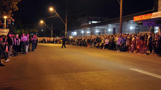 More than 3,000 attended the dawn service at Riverstone. Picture: Riverstone-Schofields RSL sub-Branch