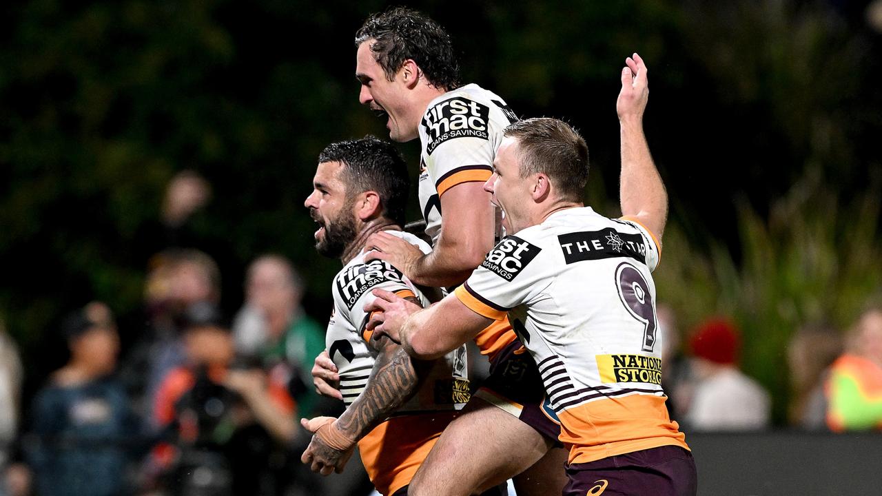 Adam Reynolds (left) has been brilliant for the Broncos. Picture: Getty