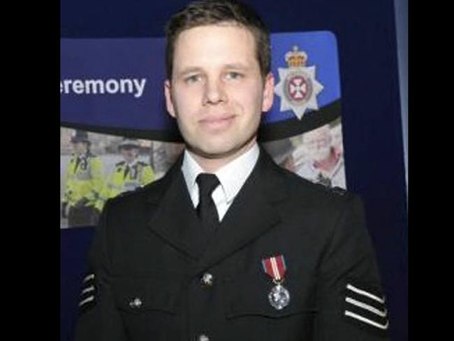 Detective Sergeant Nick Bailey has been released from hospital. Picture: Wiltshire Police via AP