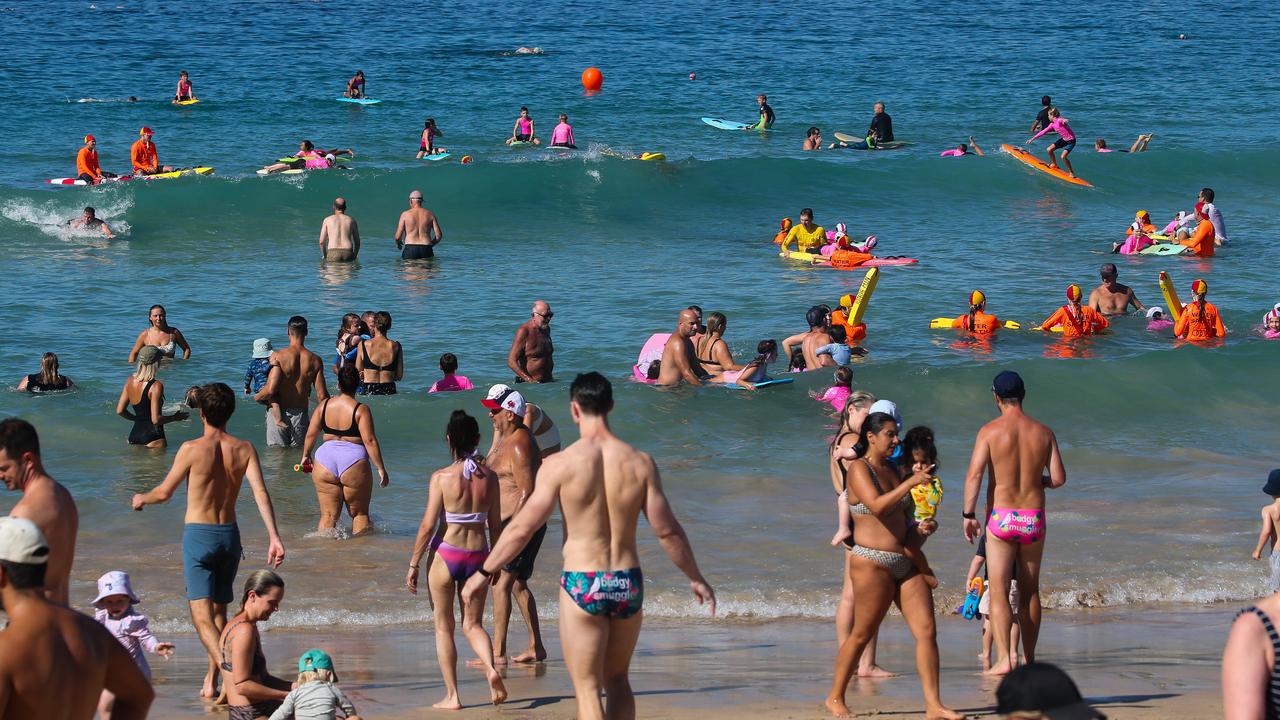 Water activities are more popular during hot summers and those that want to hike and cycle are heading to southern states like Tasmania. Picture: NCA NewsWire / Gaye Gerard