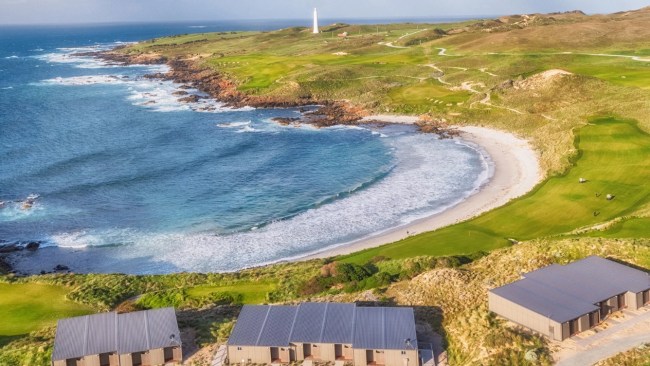Save 42 per cent at the spectacular Cape Wickham Golf links, King Island. Picture: Luxury Escapes