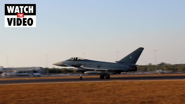 Fighter jets land ahead of Exercise Pitch Black