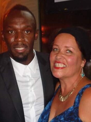 Gatecrasher with sprinter Usain Bolt.