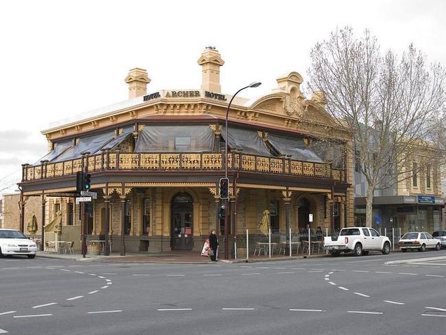 Pubs then and now the Huntsman hotel and Archer Hotel for City Magazine,Supplied by The State Library