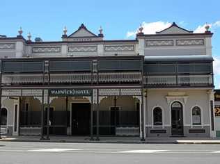 Built in 1908, Warwick Hotel on Palmerin St is one of the Rose City's oldest dining establishments. Picture: Sophie Lester