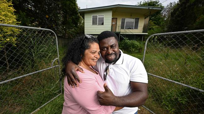 Chris and Ronnella Onyeajum accepted an offer from the government to buy back their Gooda property after it was flooded earlier this year. Pic Lyndon Mechielsen/Courier Mail