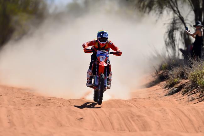 David Walsh on his way down to Finke on Day One. Pic: MATT HENDERSON