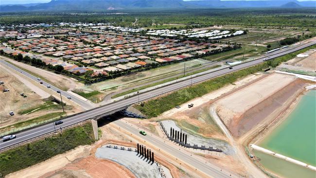 Progress on new bridges and overpasses on the Ring Road Stage 5. Pictures: Supplied