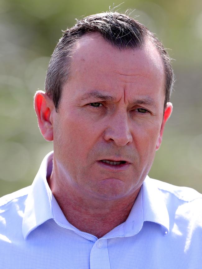 WA Premier Mark McGowan says cruis ships should bypass Perth. Picture: Richard Wainwright/AAP