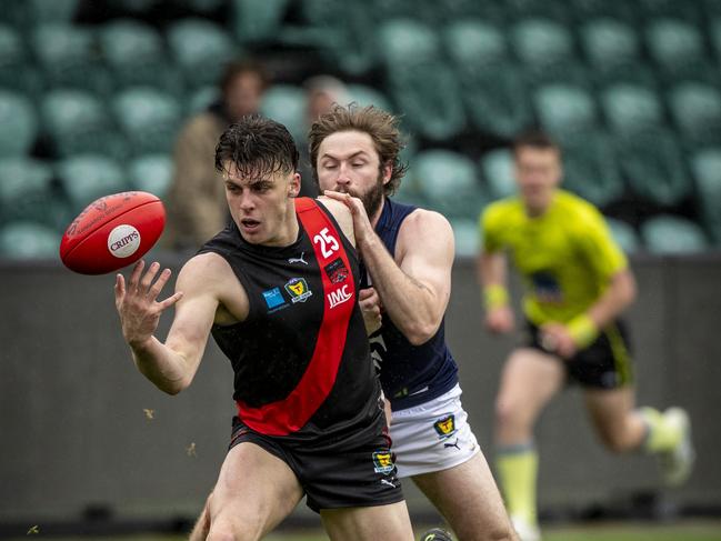 Jackson Callow in action for North Launceston during the 2020 TSL Grand Final against Launceston. Picture: LUKE BOWDEN