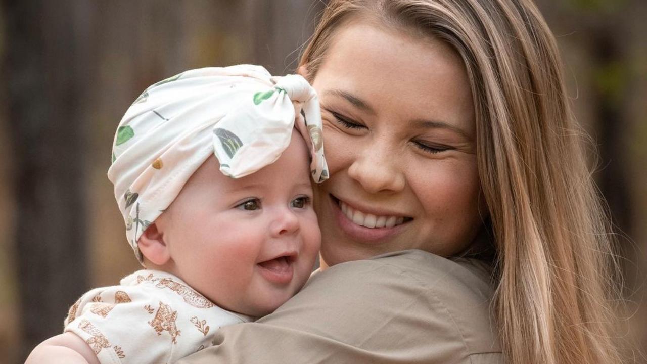 Bindi Irwin with her daughter Grace Irwin-Powell.