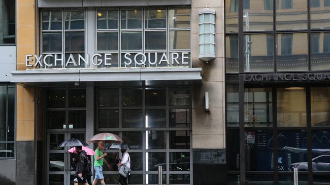 A view of the ASX building in Sydney’s CBD. Markets are expected tor remain volatile after the US raised interest rates. Picture: Gaye Gerard / NCA Newswire