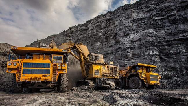 A coal mining operation in Townsville.