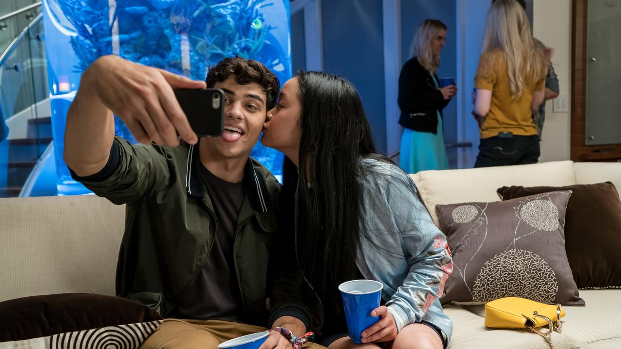 A scene from the first film, To All Of The Boys I've Loved Before. Picture: Netflix.