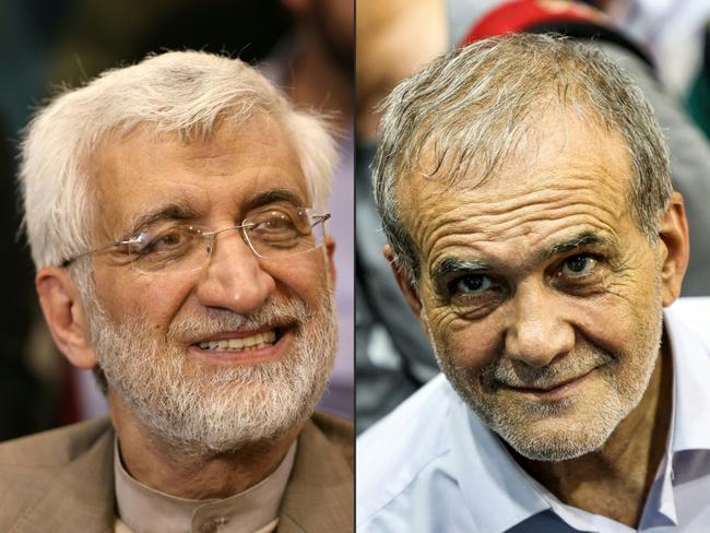 Saeed Jalili (L) and Masoud Pezeshkian (R) faced off on Friday in Iran's presidential election following record-low turnout in the first round