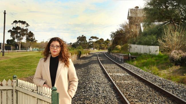 Bannockburn resident and G21 transport and planner pillar member, Karly Lovell, who is also the Deakin University director of transport. Picture: Alison Wynd