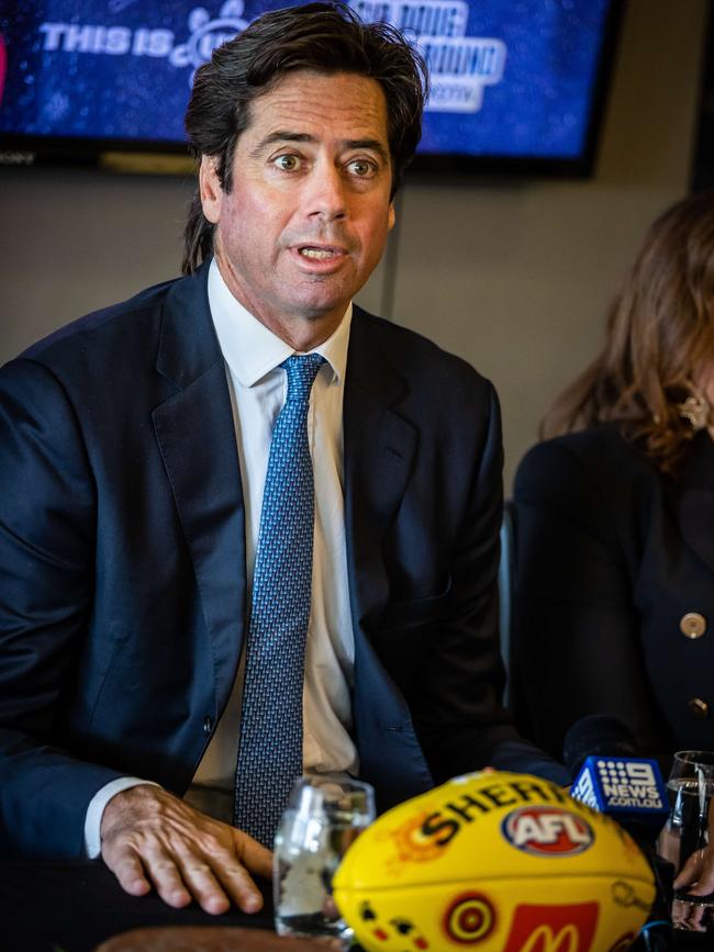 Outgoing AFL chief executive Gillon McLachlan. Picture: Tom Huntley