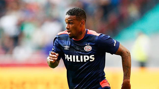 Jurgen Locadia of PSV in action