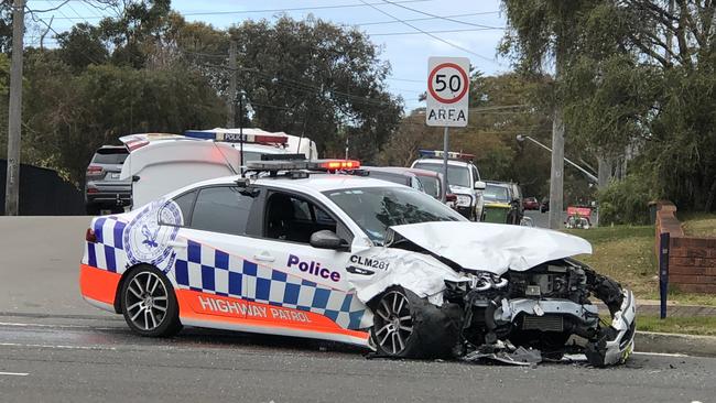 A police officer has bene charged after a horror smash in Sydney’s south in September. Picture: Eliza Barr