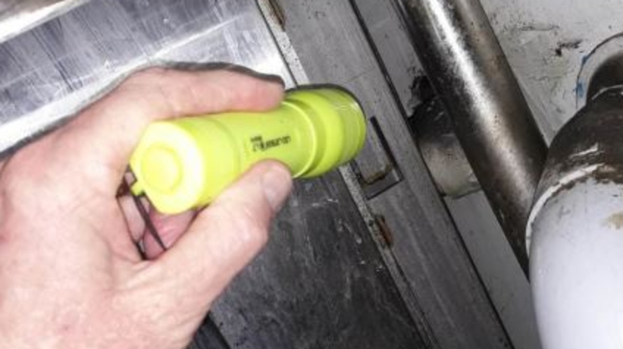 Food safety officials said the heavy accumulation of 'black rodent grease' incidated the area had been frequently travelled by rodents.
