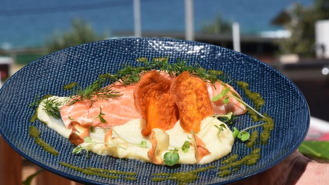 8th Ave Terrace’s Confit Salmon. Photos: Steve Holland