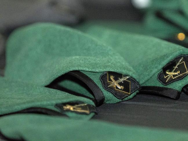 The Australian Army Commando’s iconic Sherwood-green beret.