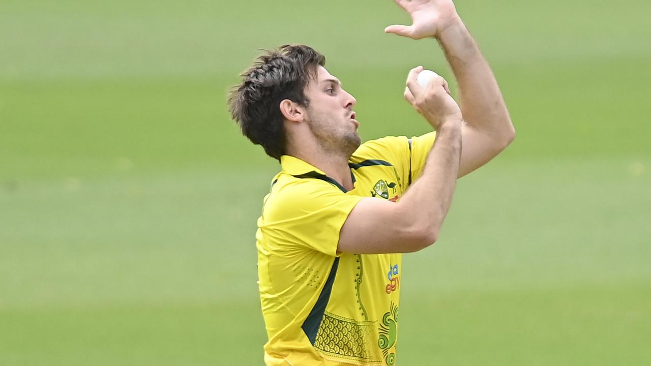 Mitchell Marsh has been sidelined with an ankle injury. Picture: Ian Hitchcock/Getty Images