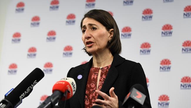 NSW Premier Gladys Berejiklian. Picture: AAP Image/Joel Carrett