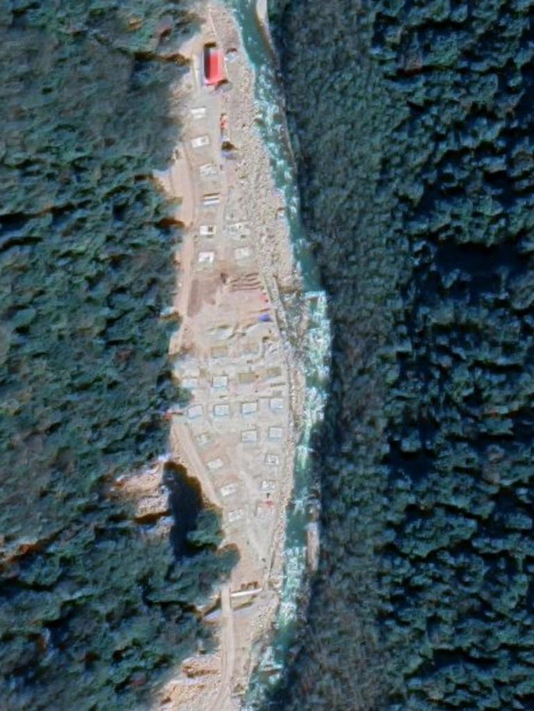 Pangda under construction. It has now been fully built. Picture: Google Maps.